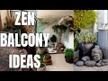 Ides de balcon de style japonais dcoration et design de jardin zen pour balcon