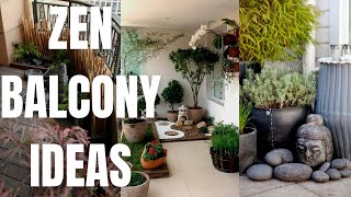 Japanese Style Balcony Ideas. Zen Garden Decor and Design for Balcony. screenshot 4