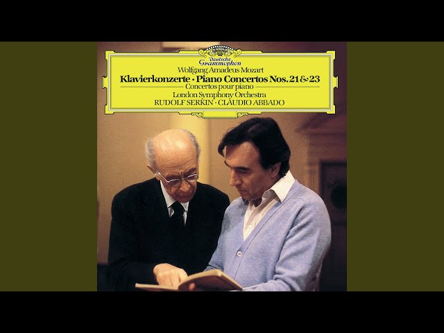 Mozart - Concerto pour piano n°23: 2è mvt : R.Serkin / Orch Symph Londres / C.Abbado