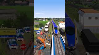 Kereta Api Cepat Pindah Jalur Di Susul 3 Kereta Api Cepat
