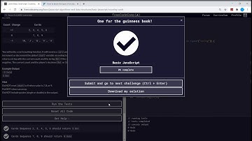 Basic Javascript (80/111) | Counting Cards | freeCodeCamp