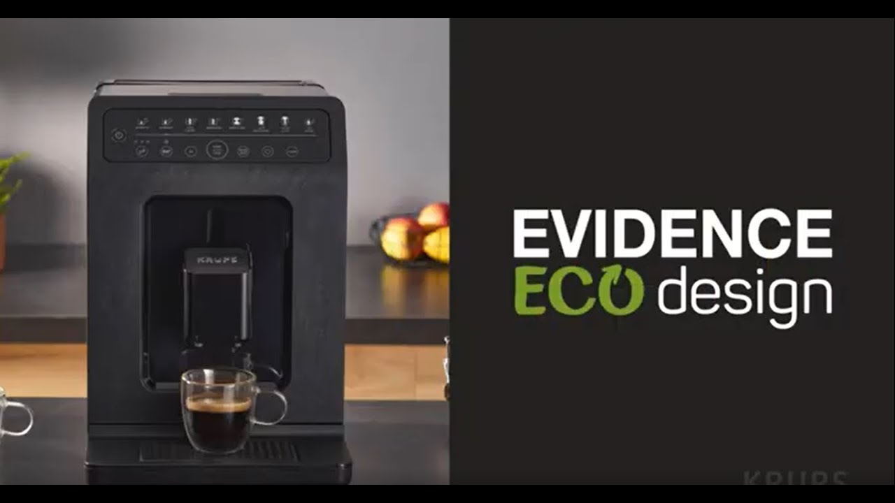 KRUPS  Evidence Eco Design : un impact environnemental réduit et