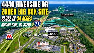 4440 Riverside Dr - Zoned Big Box Site Close In 34 Acres Macon-Bibb, GA 31210