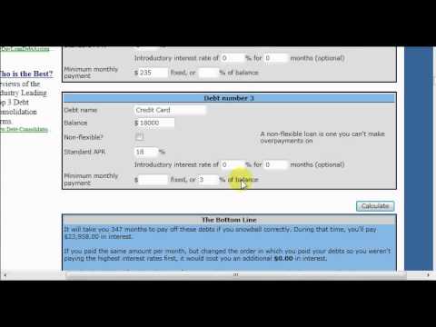 out of debt calculator