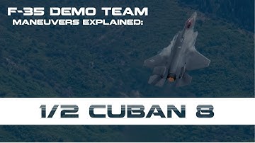 F-35 Demonstration Maneuvers Explained: 1/2 Cuban 8