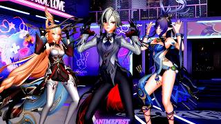 【MMD】Arlecchino -  Na Favelinha【Genshin Impact】#arlecchino #alice #lauma #genshinimpact