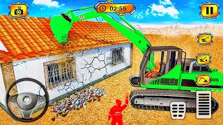 City Construction Simulator 3D - City Road Builder Excavator Trucks - Android Gameplay screenshot 3