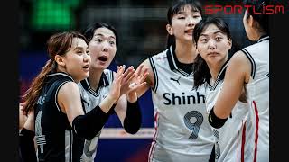 วอลเลย์บอลสาวเกาหลีใต้โดนจีนอัดยับ ผลการแข่งขัน  สถิติหลังเกม และโปรแกรมการแข่งขัน VNL2024 15/5/2024