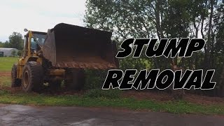 Front end Loader Vs Tree stumps