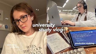 Uni study vlog  exam prep, productive studying, classes & busy days of a uni student ⋆୨୧˚