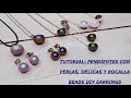 TUTO: Pendientes sencillos: Perlas, Delicas y Rocalla | бісероплетіння сережки | beads diy earrings