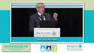 Dr. Walter Koroshetz, NINDS Director - Welcome Remarks, Dysautonomia International 2017 Conference screenshot 5