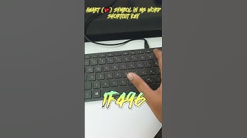 Heart (💖) symbol in ms word shortcut key #wisdomtechnical #msword #tech #mswordtricks #shorts