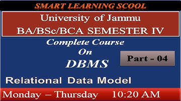 Part 4 Relational Data Model