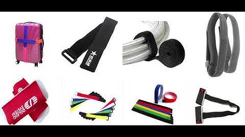 Anti- Slip Elastic cinch straps luggage Velcro strap｜ hook and loop Fasteners