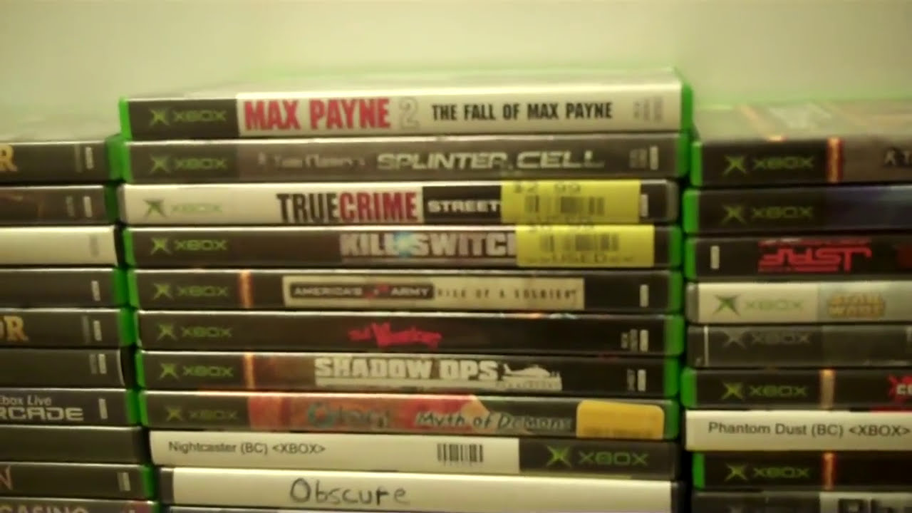 My Original Xbox Game Collection - YouTube