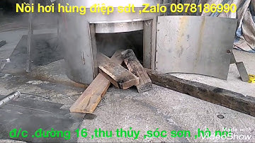 Nồi hơi nấu đậu phụ đun củi kết hợp điện ,siêu nhanh ,tiết kiệm củi và điện