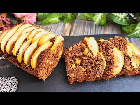 Most healthy and delicious cake with oatmeal and apples you have ever eaten!