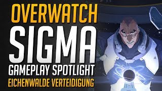 Overwatch Hero 31 Sigma Gameplay Spotlight Eichenwalde Verteidigung Overwatch Deutsch