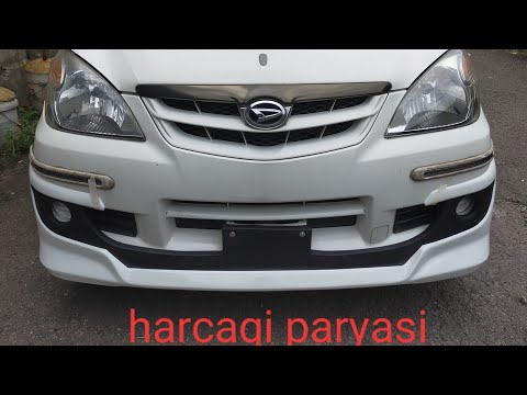 hasil pemasangan bodykit Avanza lama