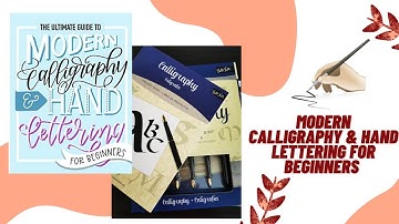 Modern calligraphy & hand lettering for beginners - Practice with me! ( Part 1)