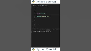 Adding Sounds to Your Python Scripts | Python Tutorial