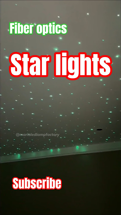 Beautiful fiber optics star lights. #shorts #light #ceilinglights