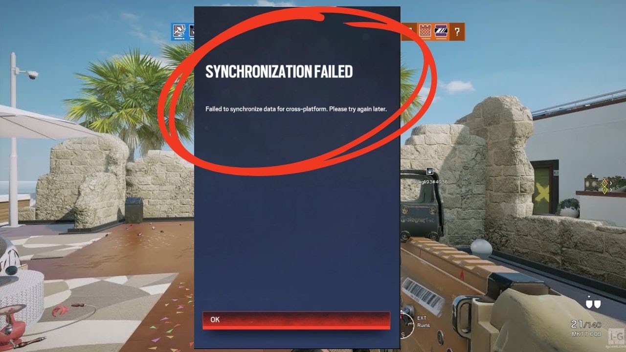 How to Fix Rainbow Six Siege Synchronization Failed Error