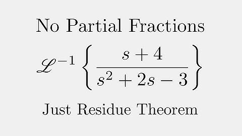 Inverse Laplace Transform Without Partial Fractions