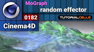 0182. mograph random effector in cinema 4d