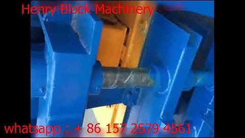 QT4 20 hydraulic system fully automatic concrete block making machine display