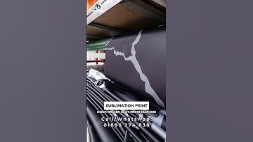 Sublimation Printing using Roll Heat Press Machine | GM Print Solution