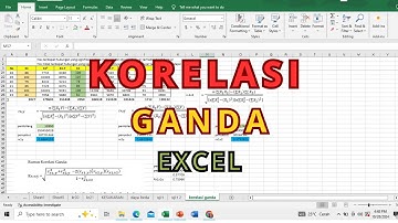 Cara Analisis Korelasi Ganda dengan Excel_cara manual