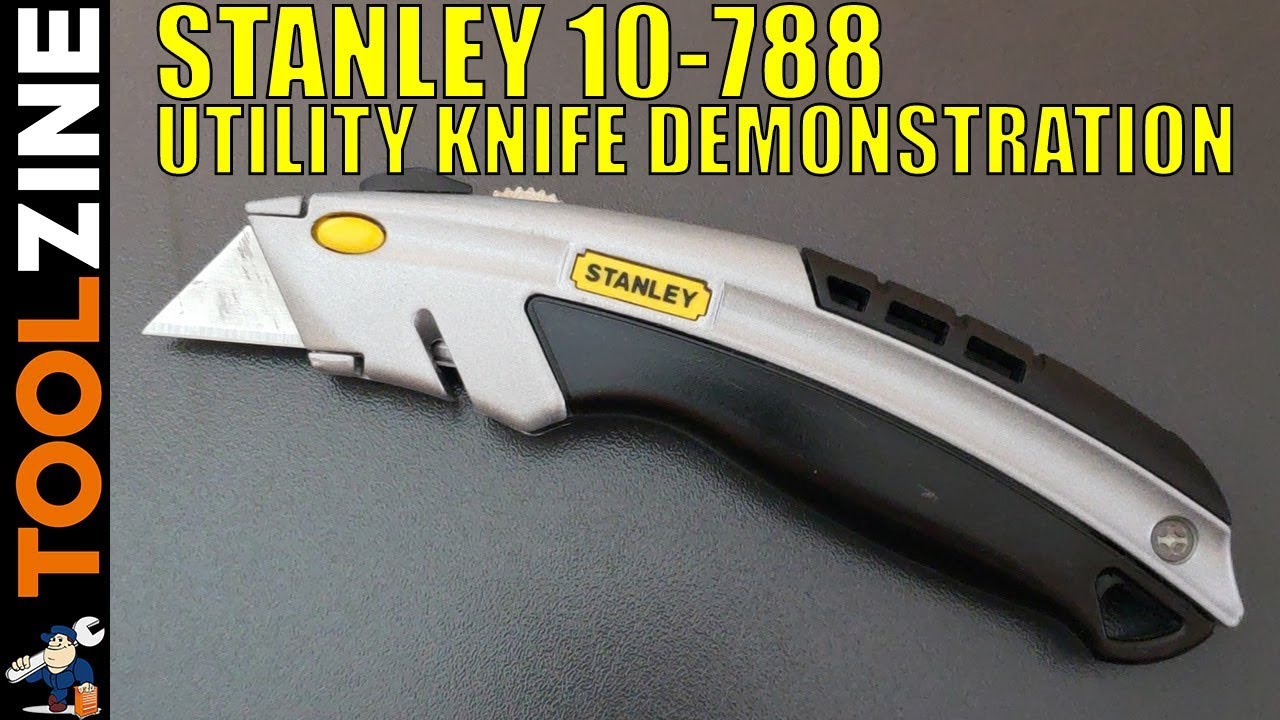 Stanley 10-788 Utility Knife Instructions and Demonstration - YouTube