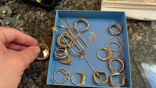 Over 100  Pieces of Sterling Silver & Gold Jewelry Buys