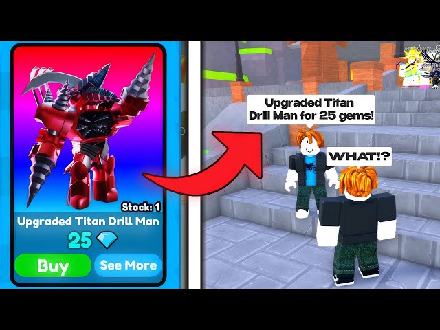🔥I FOUND A LOT OF UPGRADED OF DRILL TITANS! 😱 BEST TRADES! 💎 | Roblox Toilet Tower Defense class=