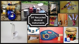 Ideas de Instrumentos Musicales con Materiales Reciclados/DIY Recycled Musical Instruments