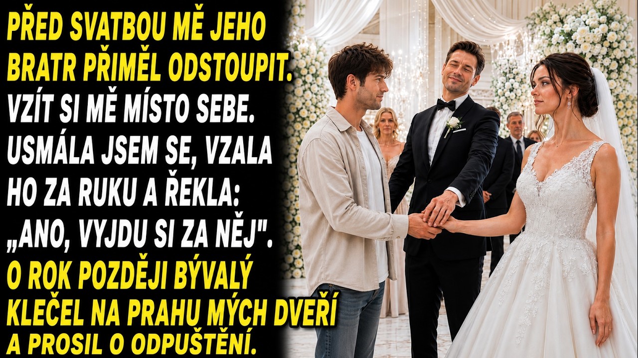 Den před svatbou mě můj snoubenec před celou rodinou nabídl svému mladšímu bratrovi, "Hlupáčkovi", kterého deset let zavírali v západním křídle. Všichni čekali, že spolknu ponížení kvůli byznysu....