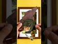 Giyuu Tomioka 3D Frame Art #tomioka #demonslayer #papercraft #3dart #shorts