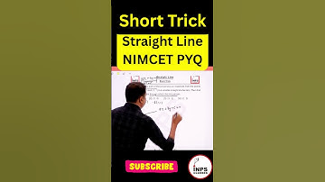 Short Trick on Straight Line (Concurrent lines) | NIMCET PYQ Solution by Nitin Sir