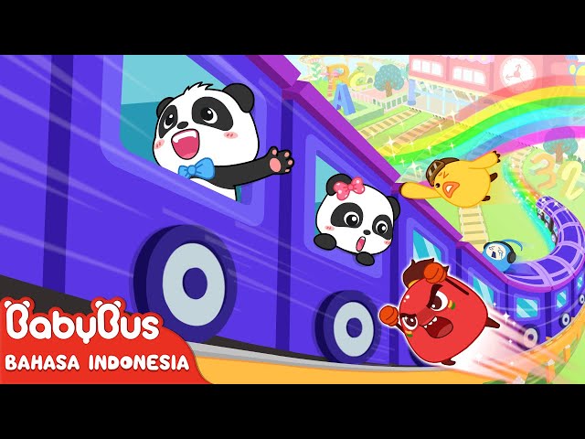 Kereta Api yang Ajaib | Kartun Petualangan Matematika Eps.6 | BabyBus Bahasa Indonesia class=