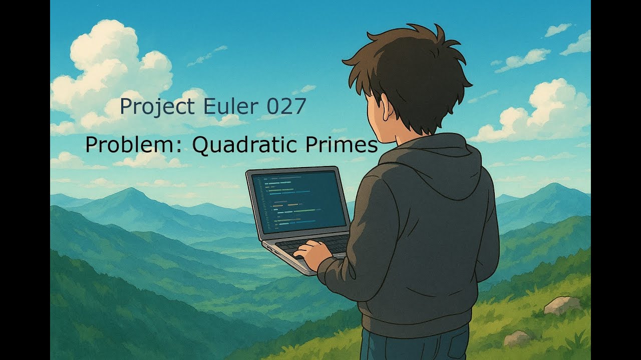 🗣️🎧: 🇨🇭 | 🧮 Projekt Euler 027 - Lösen mit Python – "Quadratic Primes ...