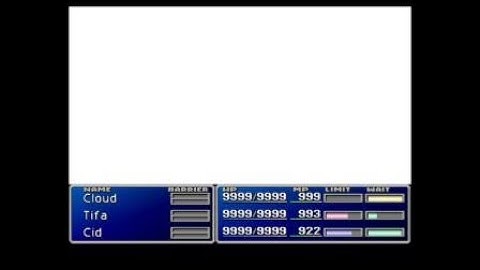 Final Fantasy VII Safer Sephiroth Battle