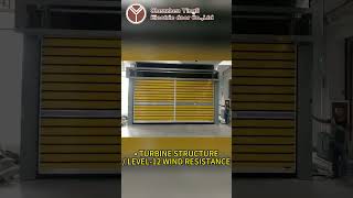 When Intelligent Power Meets a Hardcore Door Body ⚡ #highspeeddoor #automobile #industrialdoor