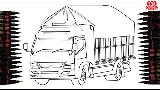 Mewarnai Gambar Mobil Truk / Belajar Mewarnai Gambar Mobil Molen Buku