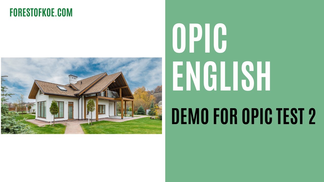 Обязательно к просмотру перед экзаменом OPIc по английскому языку - Демо-экзамен 2