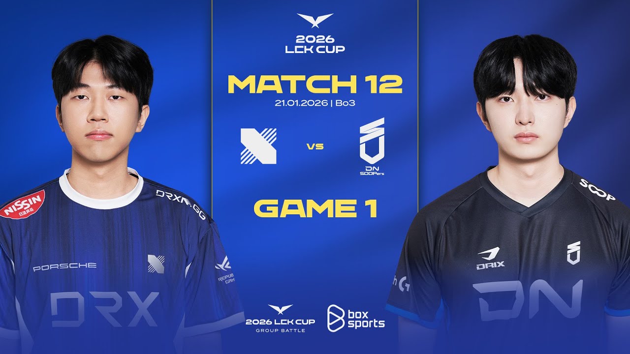DRX vs DNS | Game 1 | Match 12 | Bình Luận Tiếng Việt | LCK CUP 2026