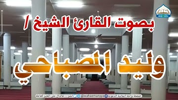 تلاوة مؤثرة للقارئ الشيخ وليد المصباحي .. نسخة منقّحة ومصحّحة .