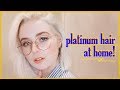 How To Get Icy Platinum Blonde Hair at Home! / Kel Lauren (2018 Version)