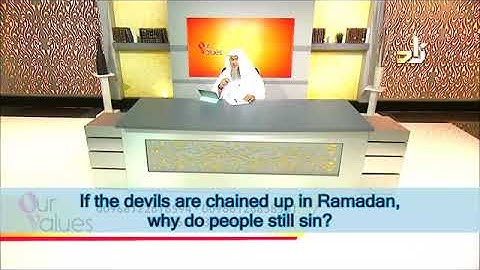 If the devils are chained up in Ramadan, why do people still sin? - Sheikh Assimalhakeem